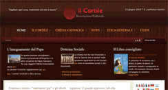 Desktop Screenshot of il-cortile.it
