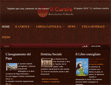 Tablet Screenshot of il-cortile.it